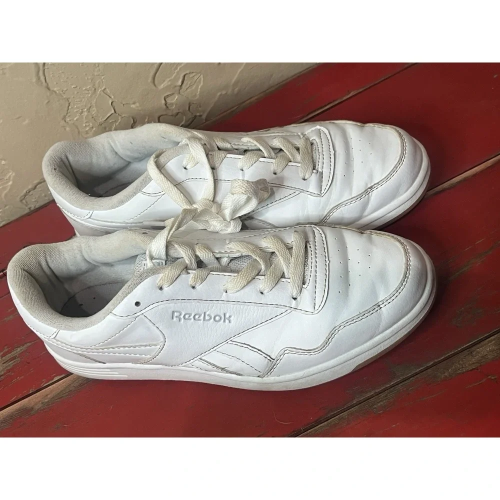 Reebok Classic Galaxy 7 Run Sneakers Mens sz.6 White Leather Comfort Retro Shoes